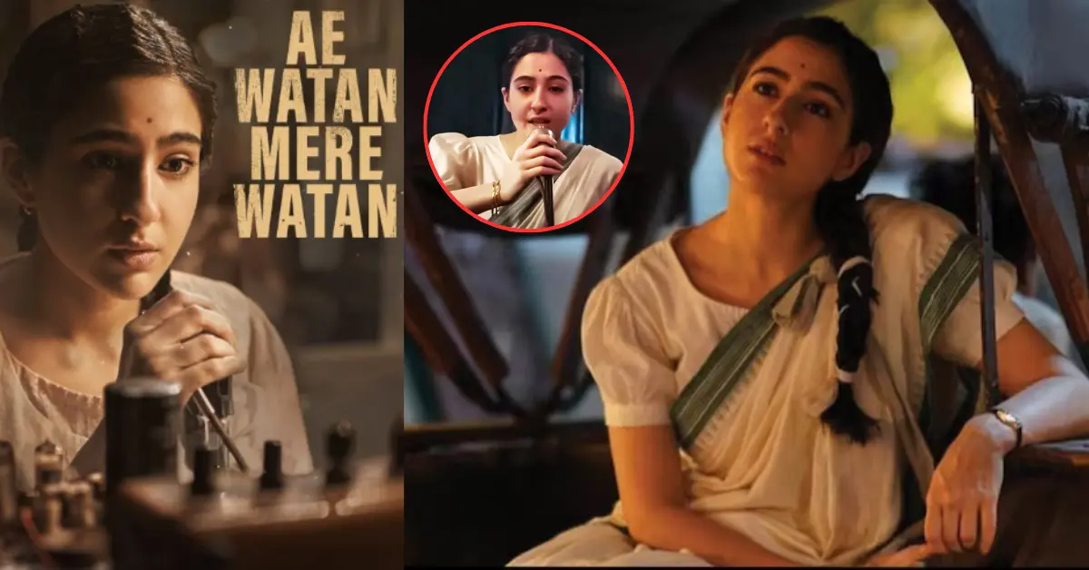 Sara Ali Khan has less effect in this boring blur in the movie review of “Ae Watan Mere Watan”