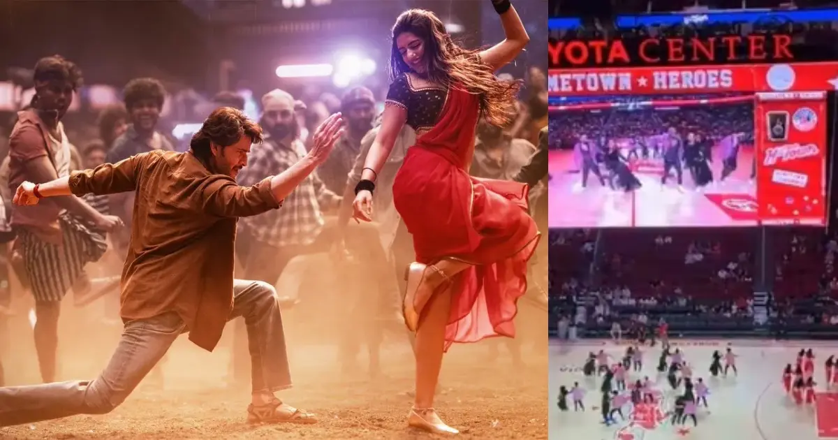 NBA halftime included performances by Mahesh Babu and Kurchi Madathapetti of Sreeleela. Keep an eye out