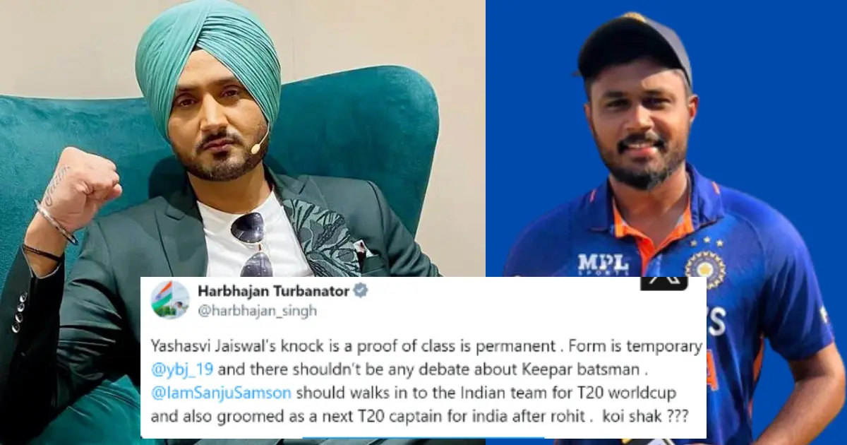 Sanju Samson '… India's next T20 skipper after Rohit Sharma': Harbhajan seals T20 World Cup banter, needs him prepped