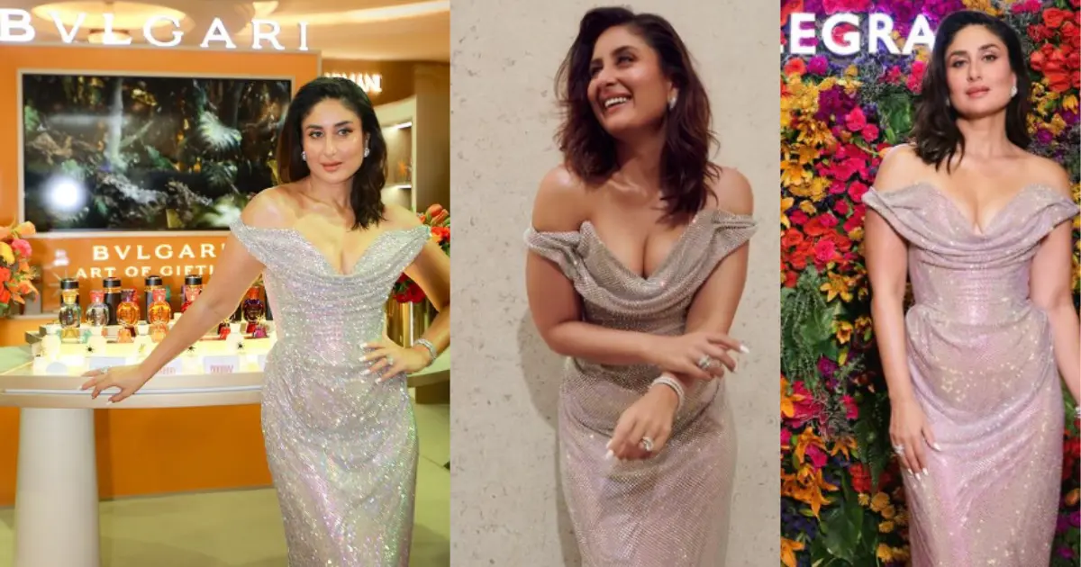 Kareena Kapoor Summer Looks Sparkling In Sparkling Vivienne Westwood Dress