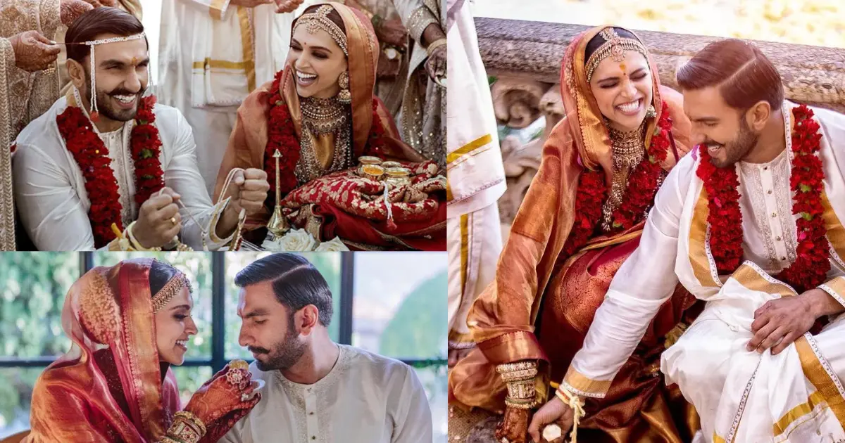 Ranveer Singh Clear Wedding Pictures with Deepika Padukone from Instagram