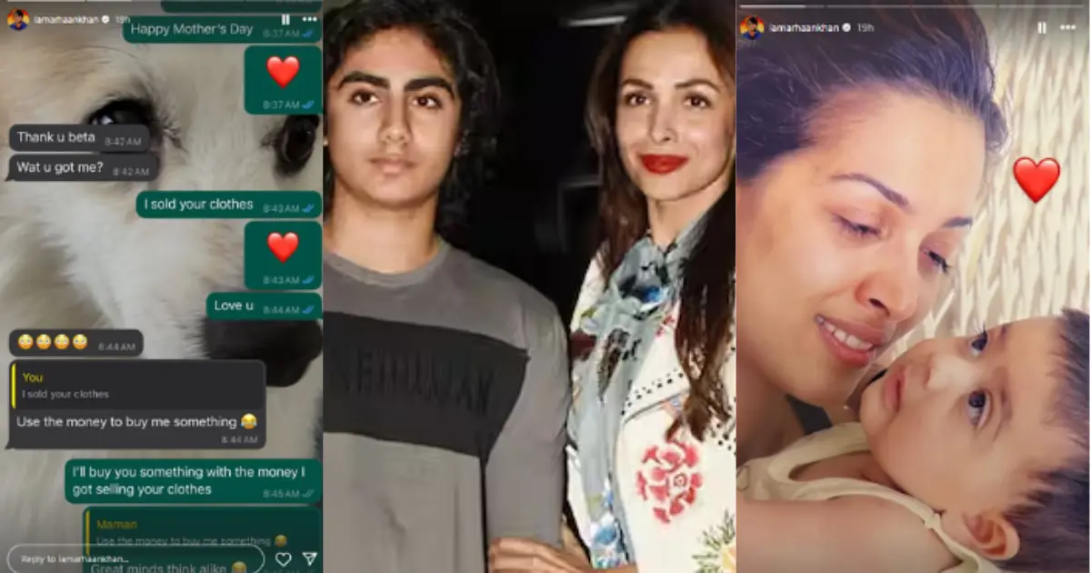 Sold your clothes...son Arhaan Khan's message to mother Malaika Arora on Mother's Day is going viral