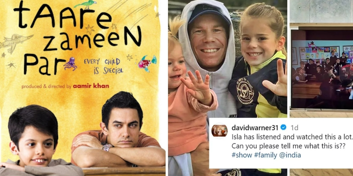 Australian cricketer David Warner recently shared a cute video of his daughter Isla dancing to the hit song "Bum Bum Bole" from the movie Taare Zameen Par starring Aamir Khan on Instagram. The 2007 track has clearly captured the little one's heart.