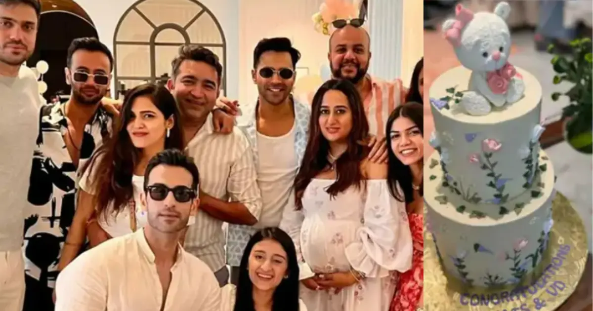 Varun-Natasha hosted a baby shower party Sister-in-law prepared the cake, Shahid Kapoor's wife Mira shared the photo