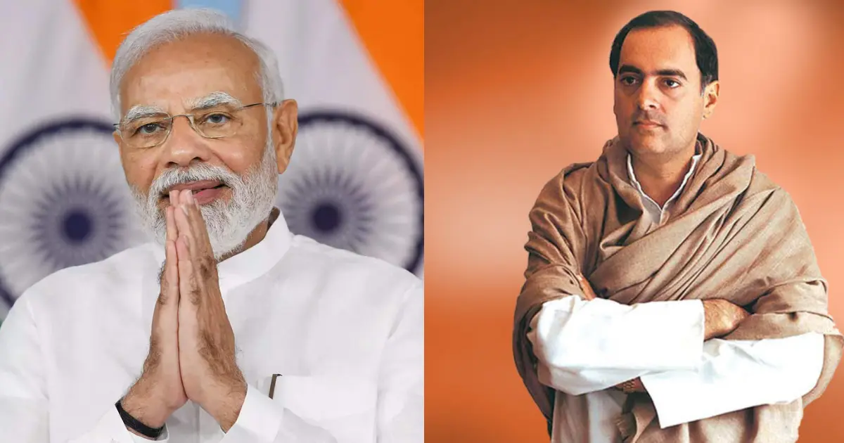 Prime Minister Modi Honors Rajiv Gandhi on His Death Anniversary