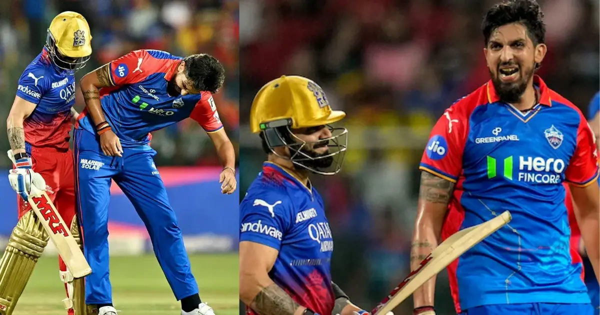 Virat Kohli prods Ishant Sharma because of farewell in the first innings during RCB versus DC