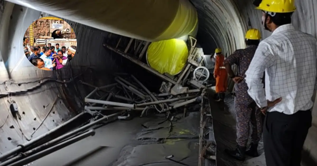 Telangana tunnel accident, 11km water filled inside: Silkyara tunnel operation team also engaged in rescue; Minister said - less hope of survival