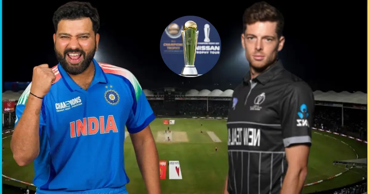 IND-NZ will clash in the Champions Trophy final again after 25 years: New Zealand won the title in 2000, defeating Team India in 63% of ICC matches