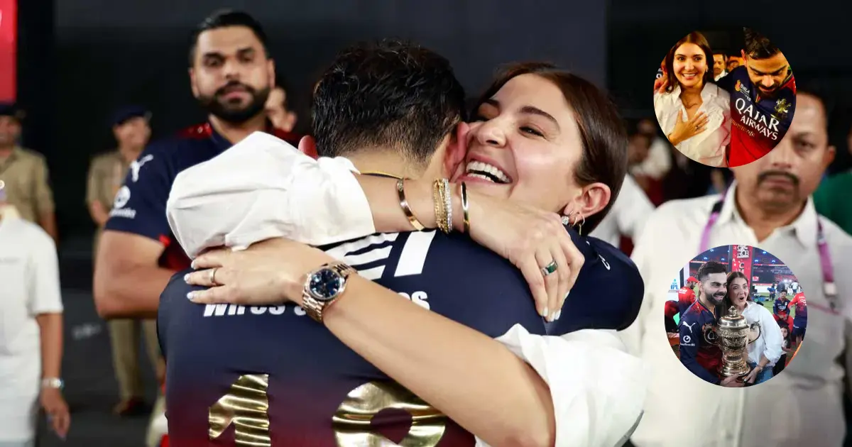Virat & Anushka’s Emotional Hug After RCB’s Win Is What Everyone’s Talking About